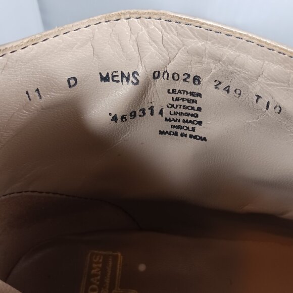 Vintage 70's Original Stacy Adams Madison Spat Boot Men's Cap Toe Size 11D - Picture 8 of 12